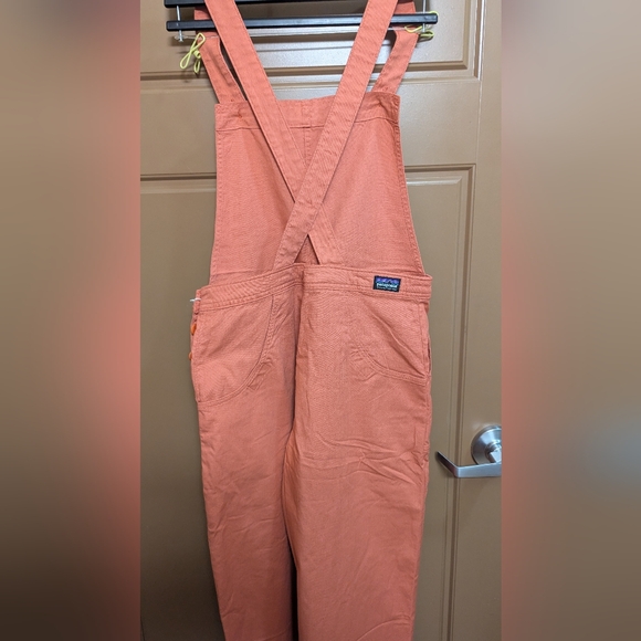 NWT Patagonia Overalls. Ankle Length Wide Leg Peach Color .Size 12. - Picture 5 of 16